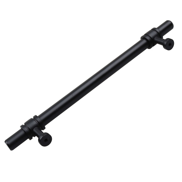 6-1/4 In. Center To Center Matte Black Barrel Ring Bar Pull - 4340-160-MB, 25PK